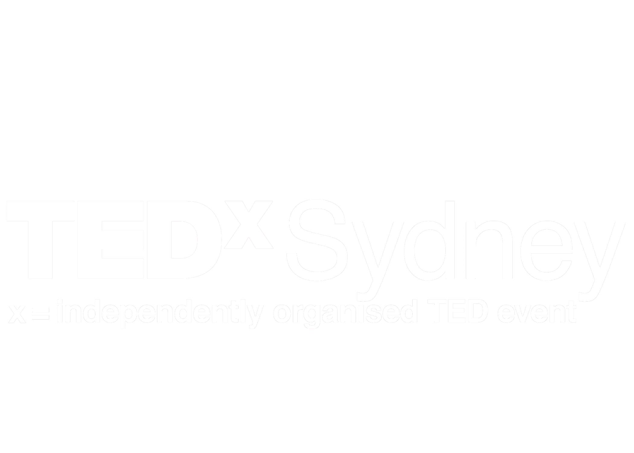 tedxsydney logo white